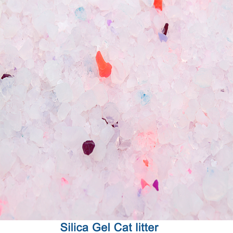 Low Dust Silicone Cat Litter Fashion in European Silica Sand